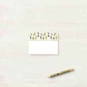 Cute Cactus Natuur Succulents Pattern Post-it® Notes (Op bureau)