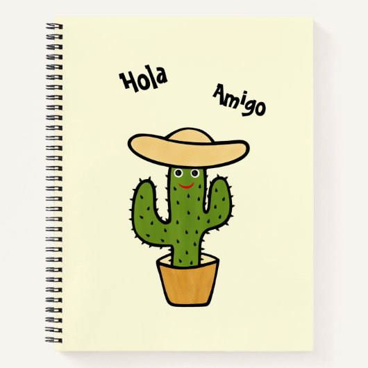 Cute cactus notitieboek (Voorkant)