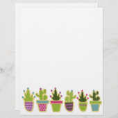 Cute cactus-ontwerp (Voorkant / Achterkant)