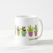 Cute cactus-ontwerp koffiemok (Voorkant rechts)