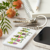 Cute cactus-ontwerp sleutelhanger (Voorkant Rechts)