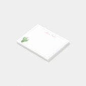 Cute Cactus op White Background Post-it Notes (Schuin)