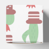 Cute Cactus Patroon Verjaardagsfeest Dank Je   Bedankdoosjes (Bovenkant)