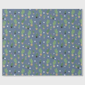 Cute Cactus Pattern Cadeaupapier (Vlak)