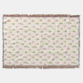 Cute Cactus Pattern Deken (Voorkant)