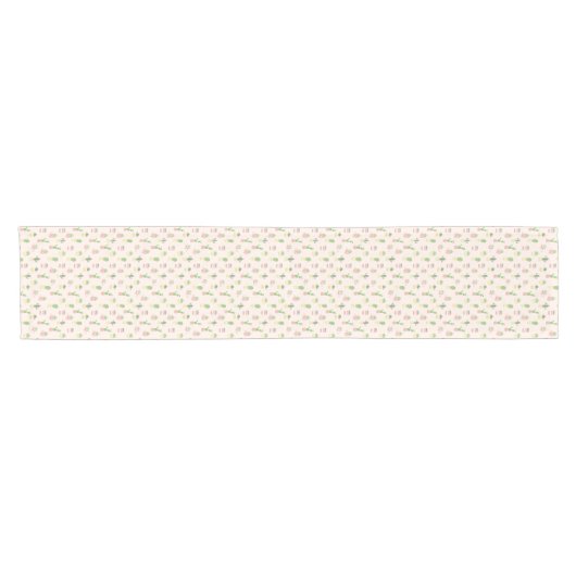 Cute Cactus Pattern Korte Tafelloper (Horizontaal)