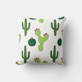 Cute Cactus Pattern Kussen
