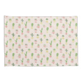 Cute Cactus Pattern Kussensloop (Achterkant-Rechts)