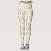 Cute Cactus Pattern Leggings (Voorkant)