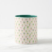 Cute Cactus Pattern Mok (Midden)