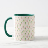 Cute Cactus Pattern Mok (Links)
