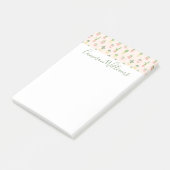 Cute Cactus Pattern Post-it® Notes (Schuin)