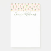 Cute Cactus Pattern Post-it® Notes (Voorkant)