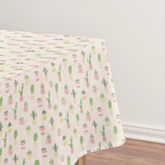 Cute Cactus Pattern Tafelkleed (Voorbeeld)