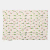 Cute Cactus Pattern Theedoek (Horizontaal)