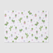 Cute Cactus Pattern Tissuepapier (Voorkant)