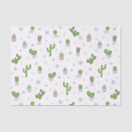 Cute Cactus Pattern Tissuepapier