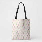 Cute Cactus Pattern Tote Bag (Voorkant)