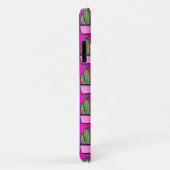 Cute Cactus Pink Pot Pattern op Roze Case-Mate iPhone Case (Achterkant/rechts)