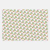 Cute cactus plant aangepaste inpakbladen inpakpapier vel (Voorkant)