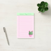 Cute Cactus Plant op persoonlijke titel Post-it® Notes (Kantoor)