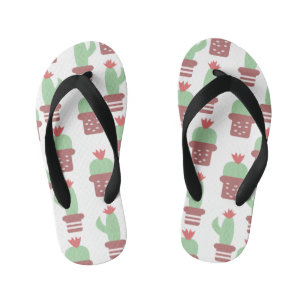 Cute Cactus Potplanten Kinder Teenslippers