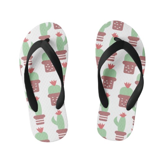 Cute Cactus Potplanten Kinder Teenslippers (Voetbed)