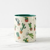 Cute Cactus Print Mok (Center)