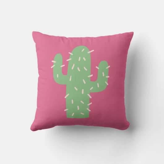 Cute Cactus Sierkussen (Achterkant)