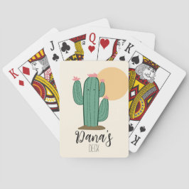 Cute Cactus Speelkaarten Deck
