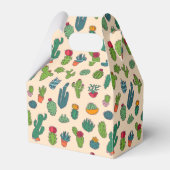 Cute Cactus Standing Pattern Bedankdoosjes (Voorkant Zijde)