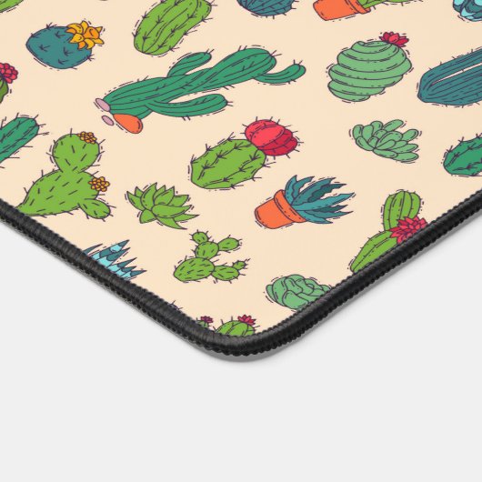 Cute Cactus Standing Pattern Bureaumat (Hoek)
