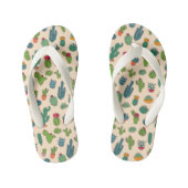 Cute Cactus Standing Pattern Kinder Teenslippers (Voetbed)