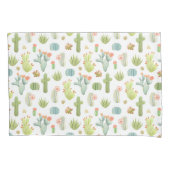 Cute Cactus Standing Pattern Kussensloop (Voorkant-Links)