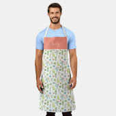 Cute Cactus Standing Pattern Schort (Gedragen)