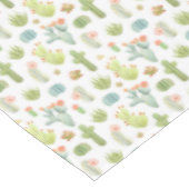 Cute Cactus Standing Pattern Tafelkleed (Gekanteld)