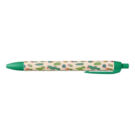 Cute Cactus Standing Pattern Zwarte Inkt Pen (Bodem)