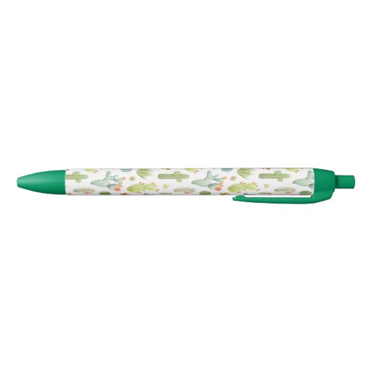 Cute Cactus Standing Pattern Zwarte Inkt Pen (Bodem)