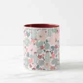 Cute Cactus Succulents Pattern Mok (Midden)