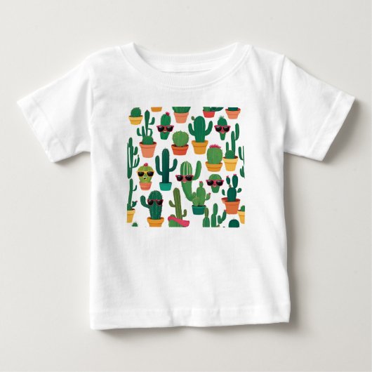 Cute Cactus T-Shirt (Voorkant)