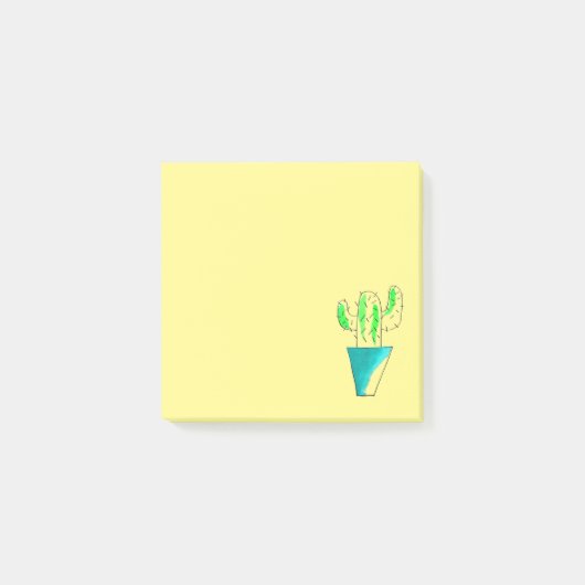 Cute cactus thema kleurrijke Mexicaanse kunst Post-it® Notes (Voorkant)