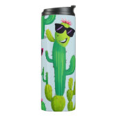 Cute Cactus Thermosbeker (Gedraaid links)