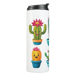 Cute Cactus Thermosbeker