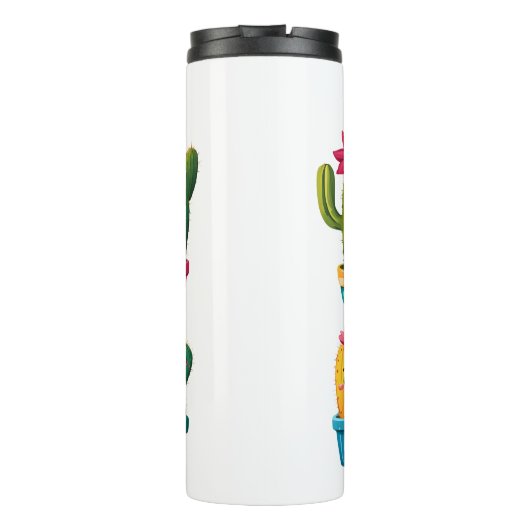 Cute Cactus Thermosbeker (Achterkant)