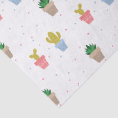 Cute Cactus Tissuepapier (Detail)