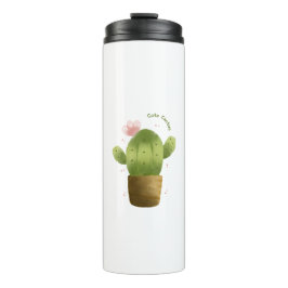 Cute Cactus Travel Tumbler – Kawaii Succulent Cup Thermosbeker