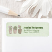 Cute Cactus Trio Wearing Jewelry Etiket (Insitu)