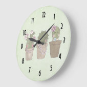 Cute Cactus Trio Wearing Jewelry Grote Klok (Hoek)