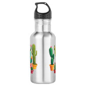 Cute Cactus Waterfles (Achterkant)