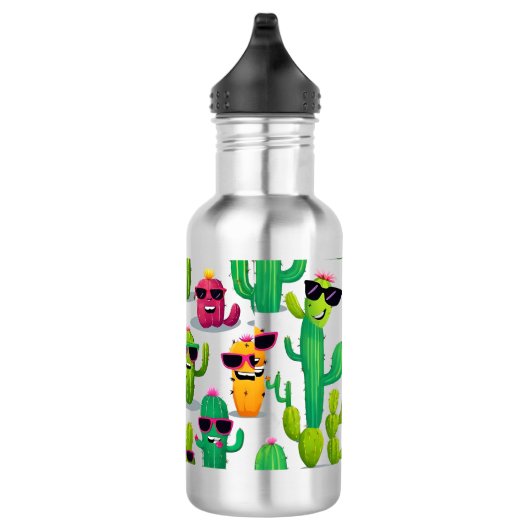 Cute Cactus Waterfles (Rechts)